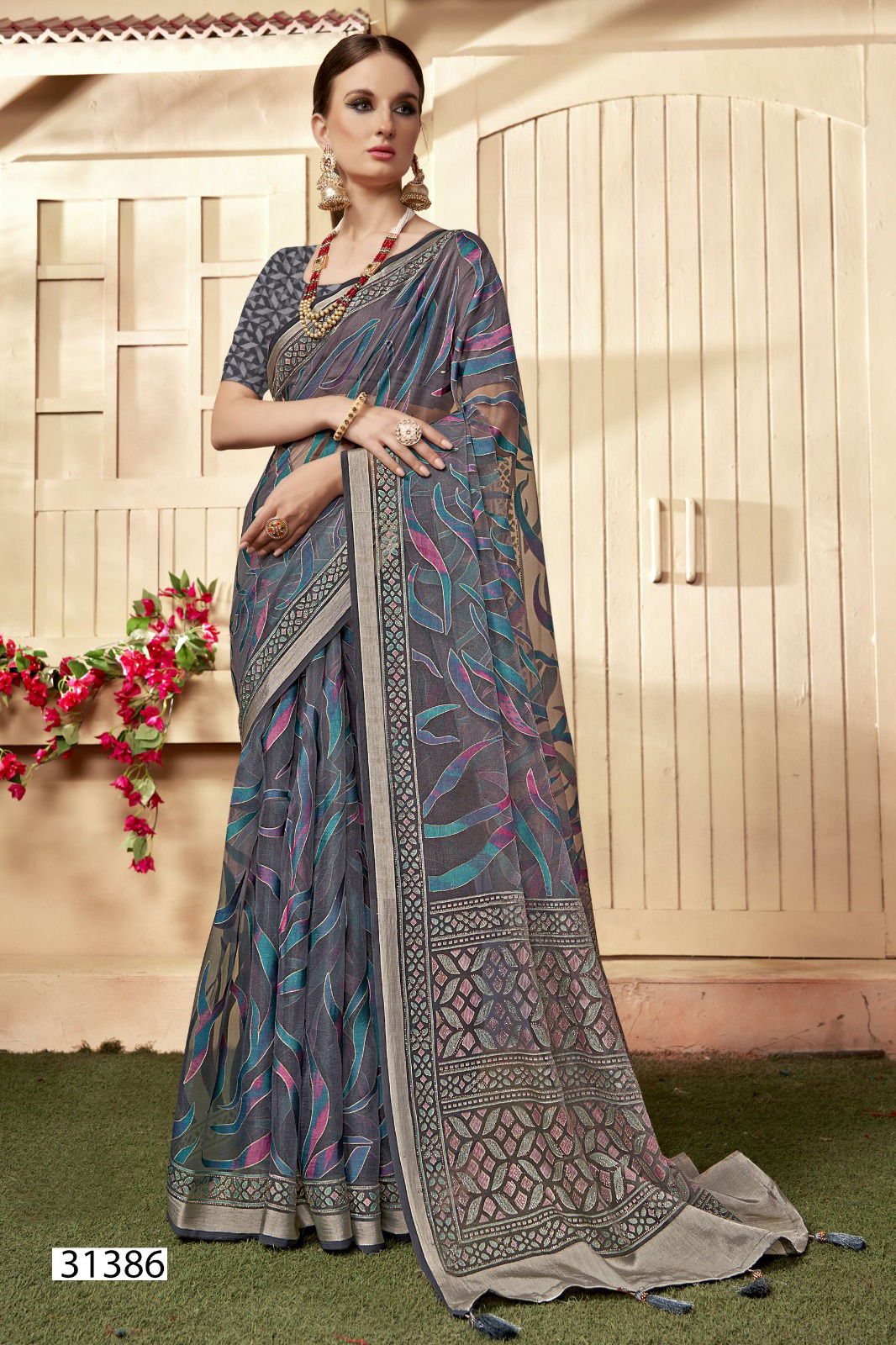 Dharmishtha Vol 2 By Vallabhi Tissue Printed Sarees Wholesale In India